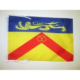Staffordshire county Flag 18'' x 12'' cords - County of Staffs. - England SMALL flags 30 x 45cm - Banner 18x12 in - AZ FLAG