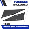 HECASA Rear Quarter Moldings Compatible with 2016-2022 Toyota Prius Prime
