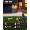 EDISHINE Outdoor Motion Sensor Porch Light Dusk to Dawn Wall