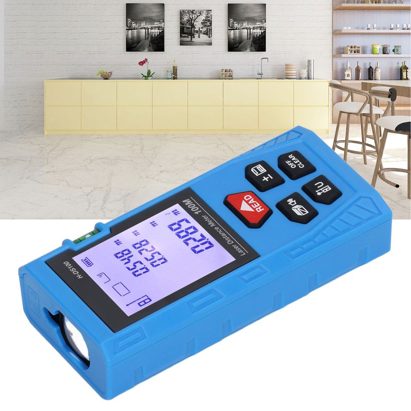 Laser Distance Meter High Accuracy Handheld Red Light Distance Detection
