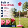 New Bubble Machine, 47in Rechargeable Automatic Bubble Maker with Light