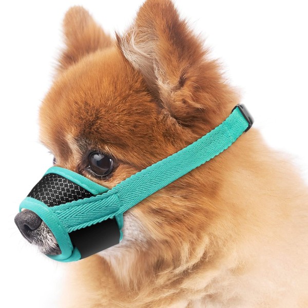Dog Muzzle, Soft Nylon Muzzle for Small Dogs Baby Dogs