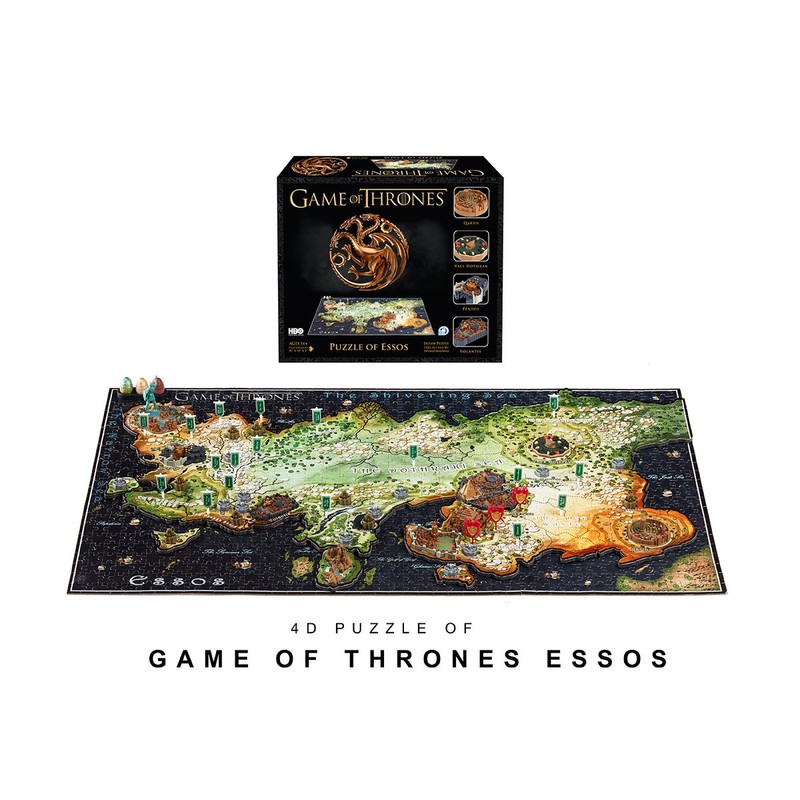 4D Cityscape Game of Thrones (GoT) 3D Puzzles (3D Map