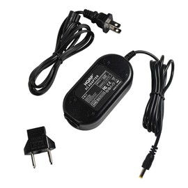 HQRP AC Adapter/Power Supply Compatible with Panasonic VSK0780 VSK-0780, VSK0781 VSK-0781 Replacement with USA Cord & Euro Plug Adapter
