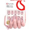 CurvLife Uñas Postizas De Gel Suave, Diseño Cuadrado De Ojo