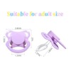 Landofgenie Large Teat Shield Dummy for Adults Purple
