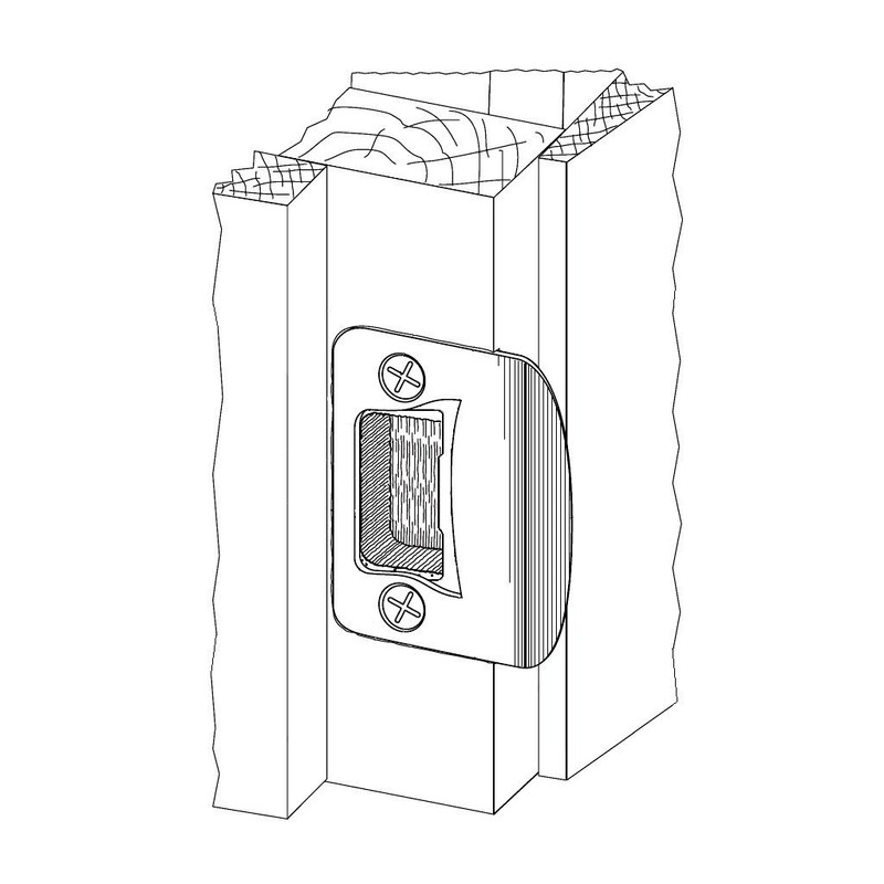 Gator Door Latch Restorer - Strike Plate (Oil Rubbed Bronze)