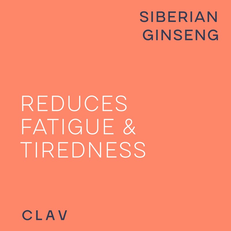 CLAV® Siberian Ginseng - 900mg Eleuthero Root Powder - Energy
