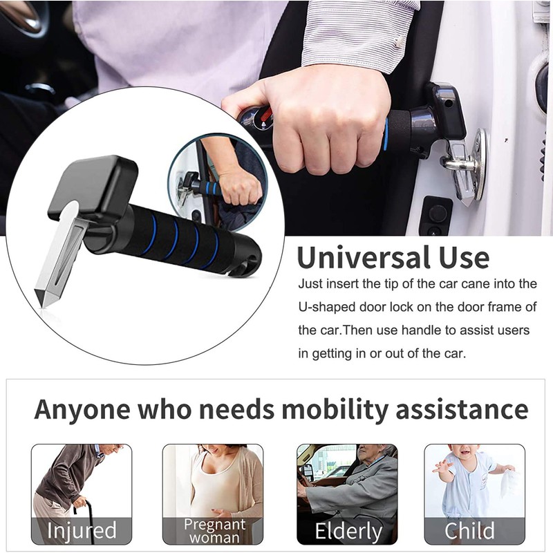 3 in 1 Car Assist Handle for Elderly, Portable Vehicle