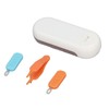 Baby Ear Nose Cleaner Set TPR Portable Double Head Safely