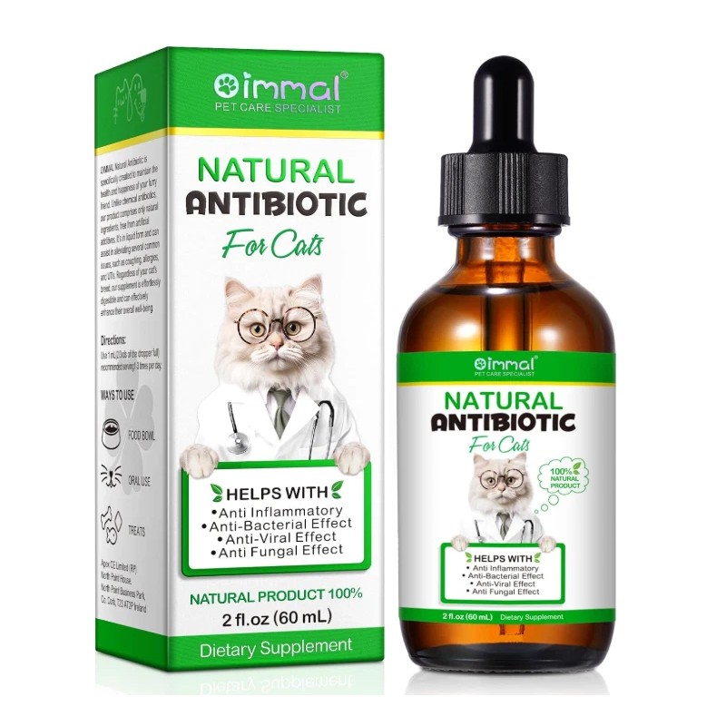 ALIVO 2 oz Natural Antibiotic Cats Pet Supplement Supports Immune