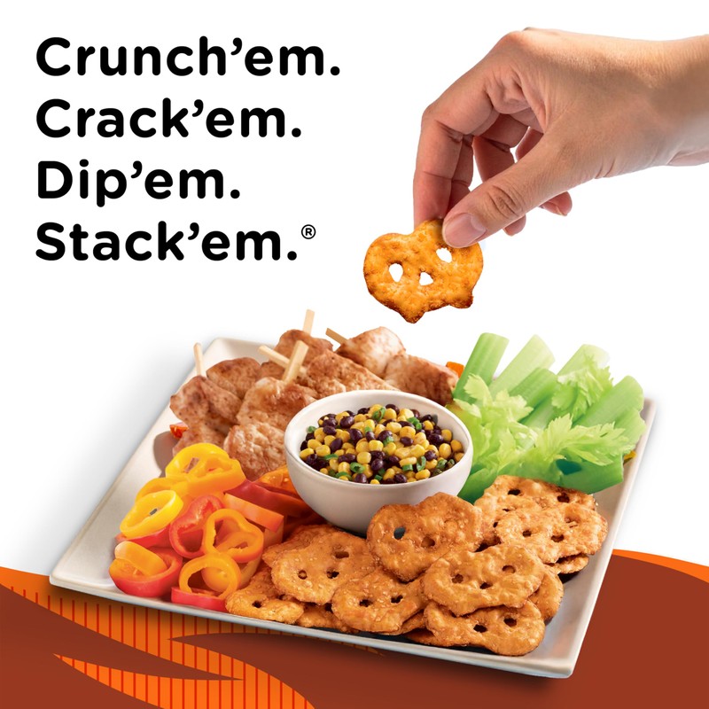 Snack Factory Buffalo Wing Pretzel Crisps, Non-GMO, 7.2 OZ Resealable