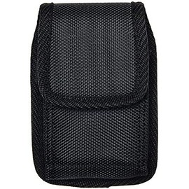 New Large Size Nylon Pouch (Belt Clip) for Freestyle Libre 3 & Freestyle Libre 2 with Cover (Case) On (V2L-Black)