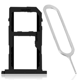 Lightweight Standard Portable SIM and Memory Card Tray Holder w/SIM Card Ejection Pin Compatible with LG K30 X410TK