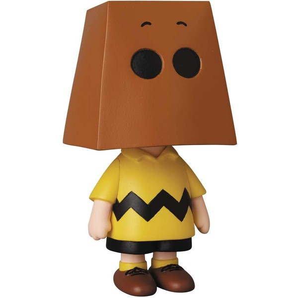 Peanuts: Grocery Bag Charlie Brown Ultra Detail Figure, Multicolor