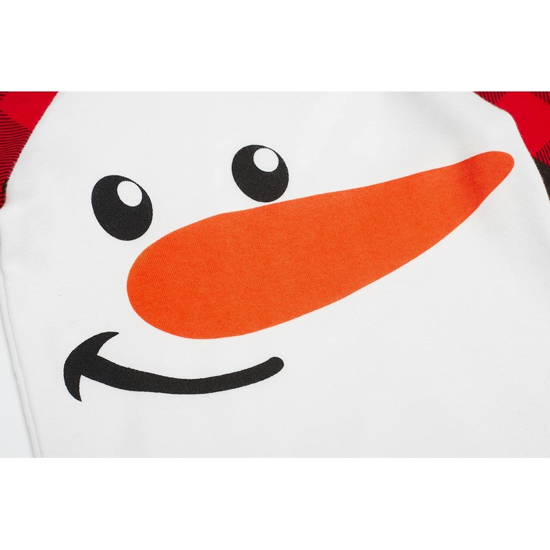 Demifill Boys and Girls Cotton Pajamas Christmas Snowman Pajamas Kids