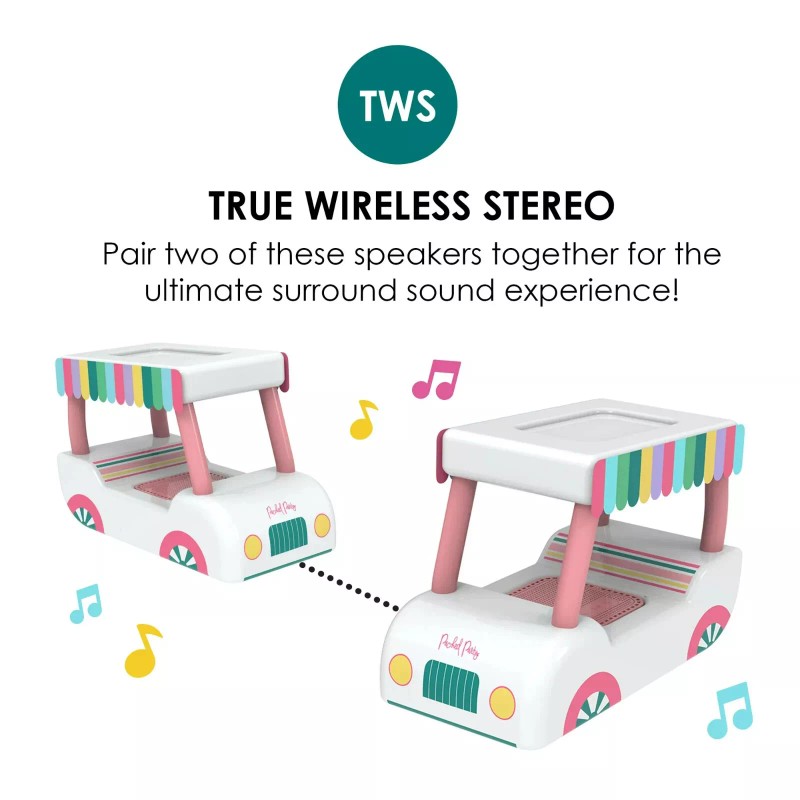 Packed Party 2-Pk Inflatable "Party Car" IPX7 Waterprof Pool Bluetooth