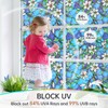 Window Film Stained Glass Privacy Film 23.6" x 78.7" Glass