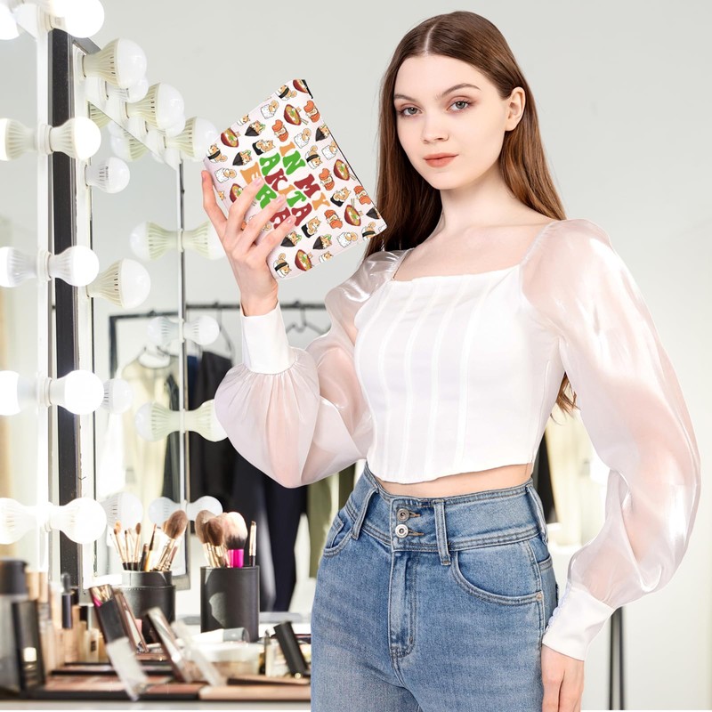 MEIKIUP Akita Dog Gift Akita Mom Makeup Bag Akita Lover