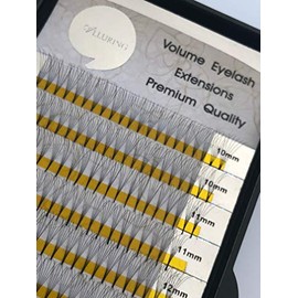 Eyelash Extension Alluring Mega Volume 6d Lash Fans, Thickness 0.03mm C Curl 10mm