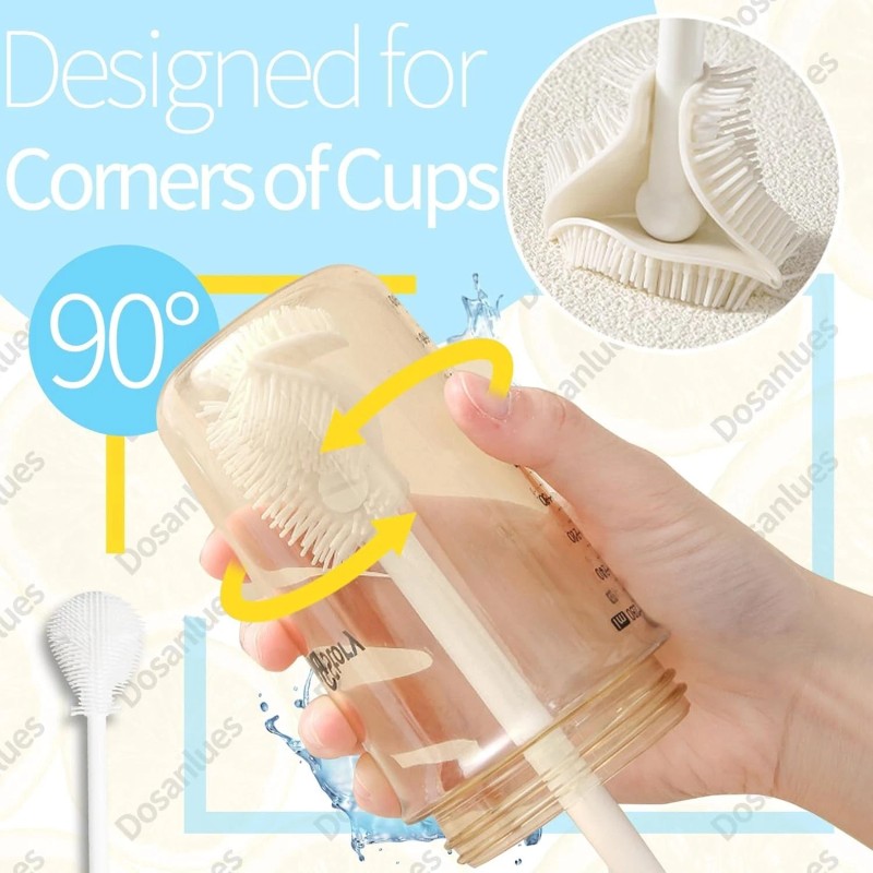 Dosanlues 8Pcs Water Bottle Cleaner Brush - Multipurpose Cup Kit