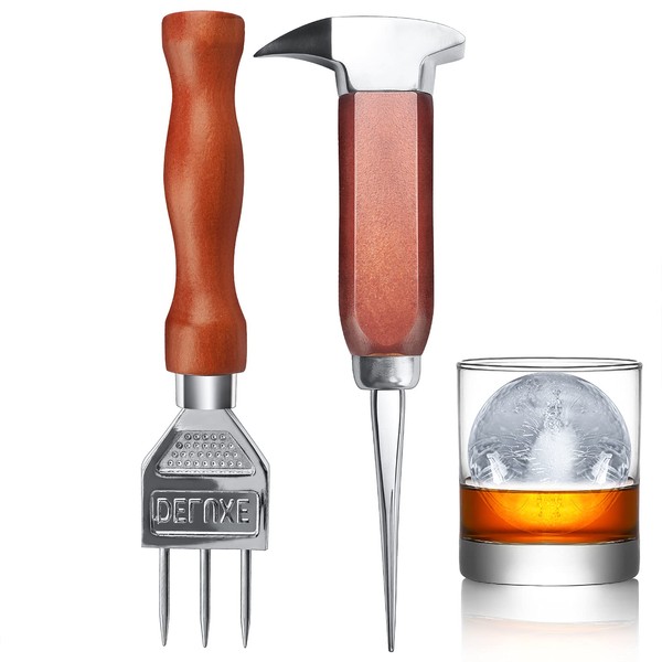 Ice Pick set of 2-7.24 Inch and 6.8Inch Stainless Steel
