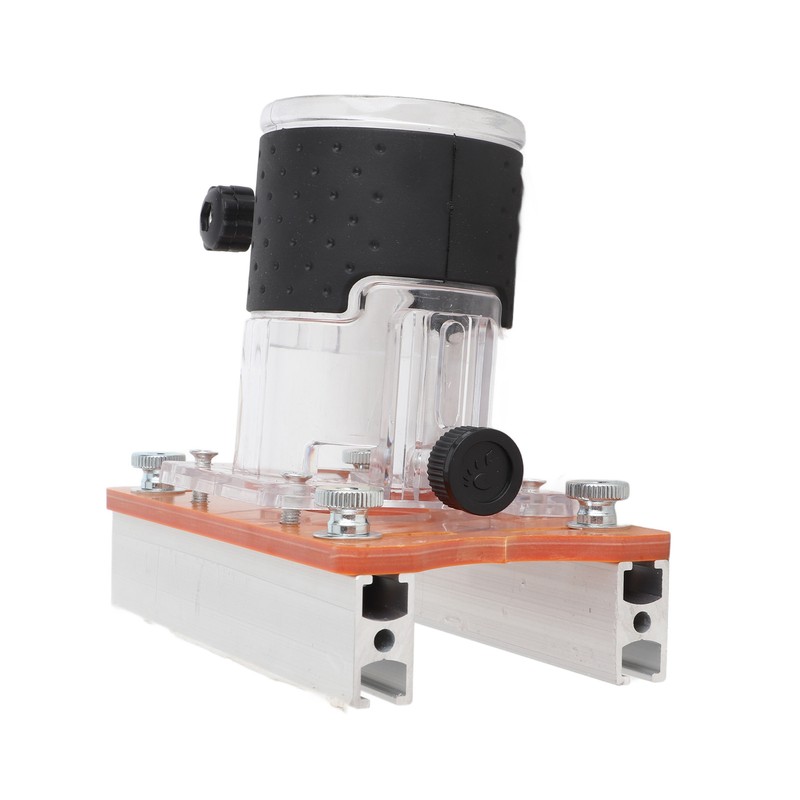 Trimming Machine Slot Plate Locator and Clear Cover Aluminum Alloy