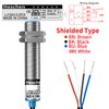 Heschen M12 Inductive Proximity Sensor Switch, Shielded Type, LJ12A3-2-Z/CX, Detector