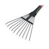 Bully Tools 92319 8" Shrub Rake. Short Fiberglass Handle.