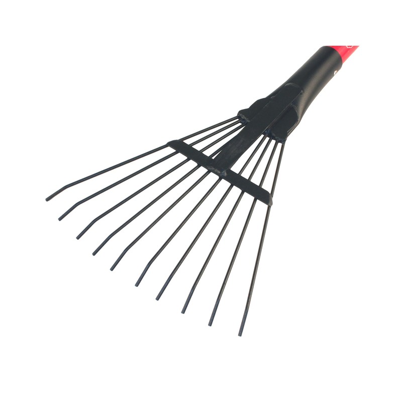 Bully Tools 92319 8" Shrub Rake. Short Fiberglass Handle.