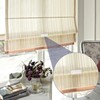 2 PCS Roller Window Shades Clear Plastic Hem Grip Window