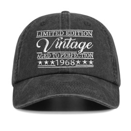Rybicag 57th Birthday Gifts for Him Her, 1968 for 57 Year Old Men Women Vintage Hat