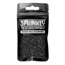 SPRINKLY - Sugar Crystals - Black - 30g