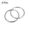 sourcing map Stainless Steel 304 O Rings, Pack of 4,