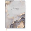 Trendstuff by Häfft Notebook A5 Lined [Grey Marble] 124 Pages,