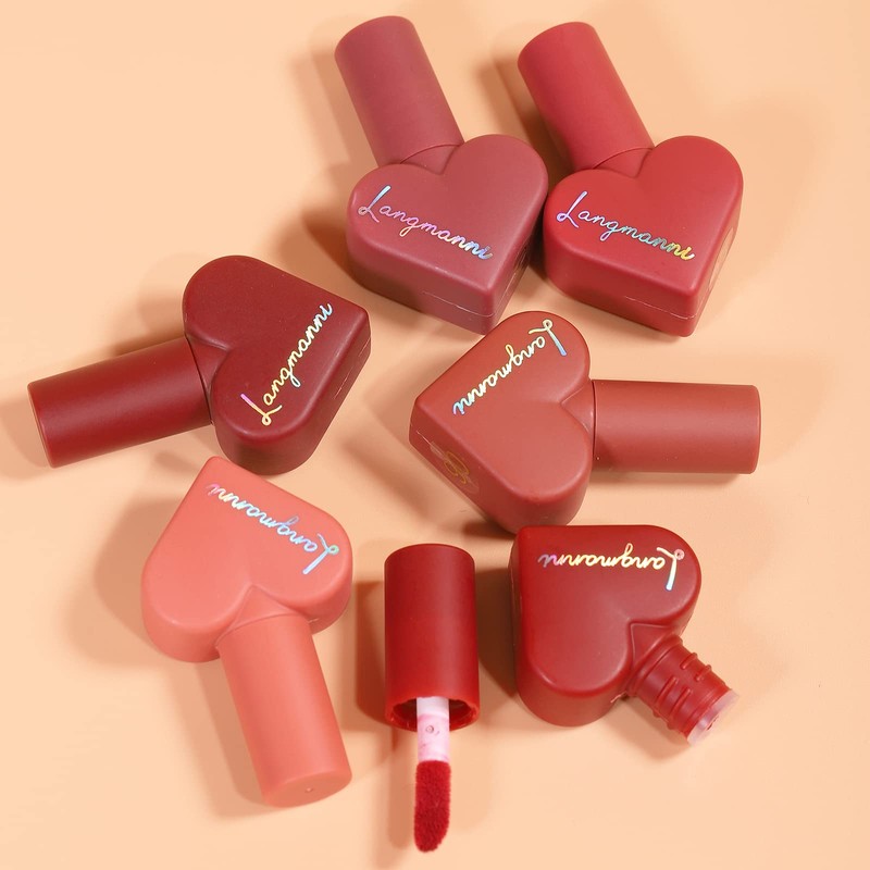 12 Colors Sweet Heart Velvet Matte Liquid Long-Lasting Lipstick Set