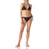 Ocean Blues - Bikini triangular para mujer, Punto blanco y