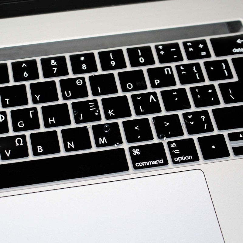 WYGCH Greek Language Keyboard Cover for MacBook Pro 13 15
