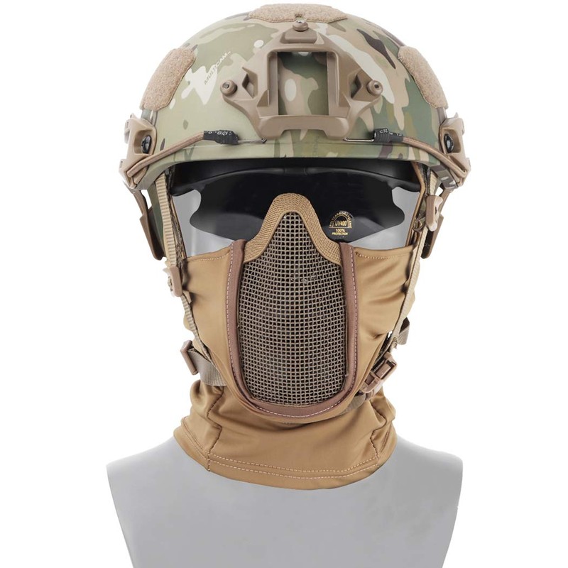 Balaclava Airsoft Mesh Mask, Ninja Style Full Face Protection Balaclava
