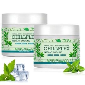 Menthol Soothing Cream, 3.5 Oz Joint Activities Throughout The Body, Cooling Soothing Ointment for Muscle, Head, Lumbar, Neck, Hands and Feet, 2 Pack