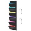 ZKOO Over the Door File Organizer, Hanging Mount File Folders