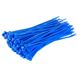 Gocableties Blue Cable Ties, 300mm x 3.6mm, Bulk Pack of 2000, 12” Premium Nylon Zip Ties, Multi-Purpose Plastic Tie Wraps, Secure Self-Locking Mechanism, for Home, Garden, Office and DIY