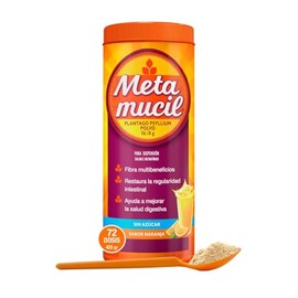 Metamucil Suplemento Fibra Sabor Naranja Azucar 425