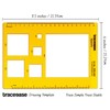 Traceease Trace Simple Trace Stable, Academic Geometric Square Drawing Template,