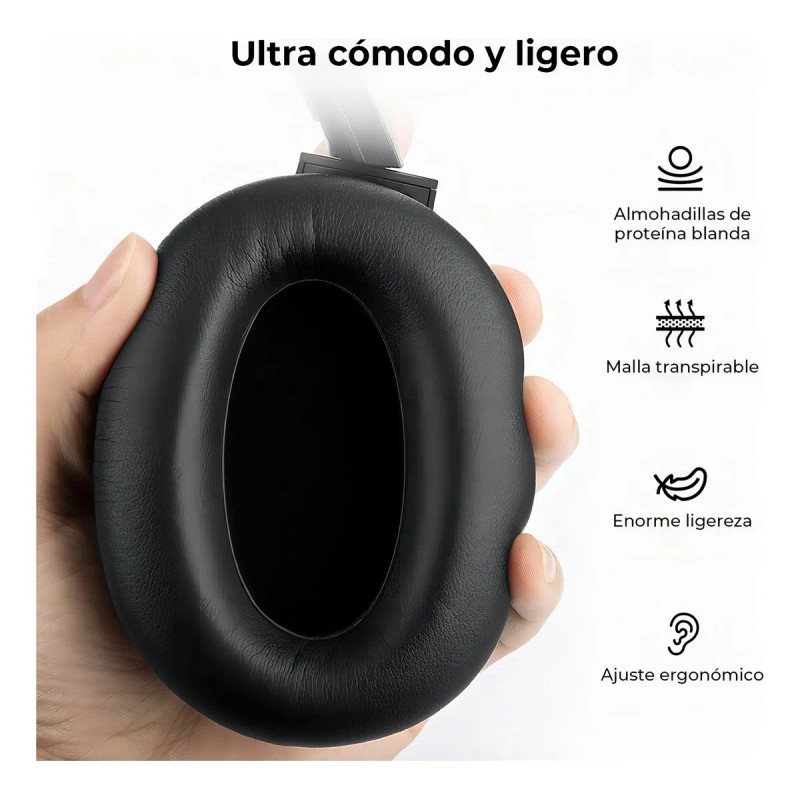 Auriculares inalmbricos Cowin Se7d y 30 horas de reproduccin, Over-ear