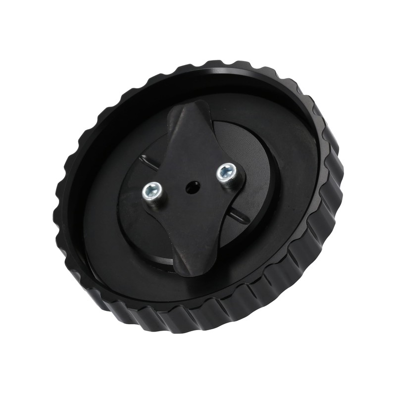 CNC Fuel Cap with Vent "Sport Look" Black - for