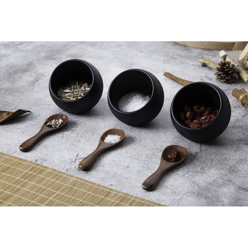 APS Moon Serving Set 6-Piece Set 3 Melamine Bowls Diameter