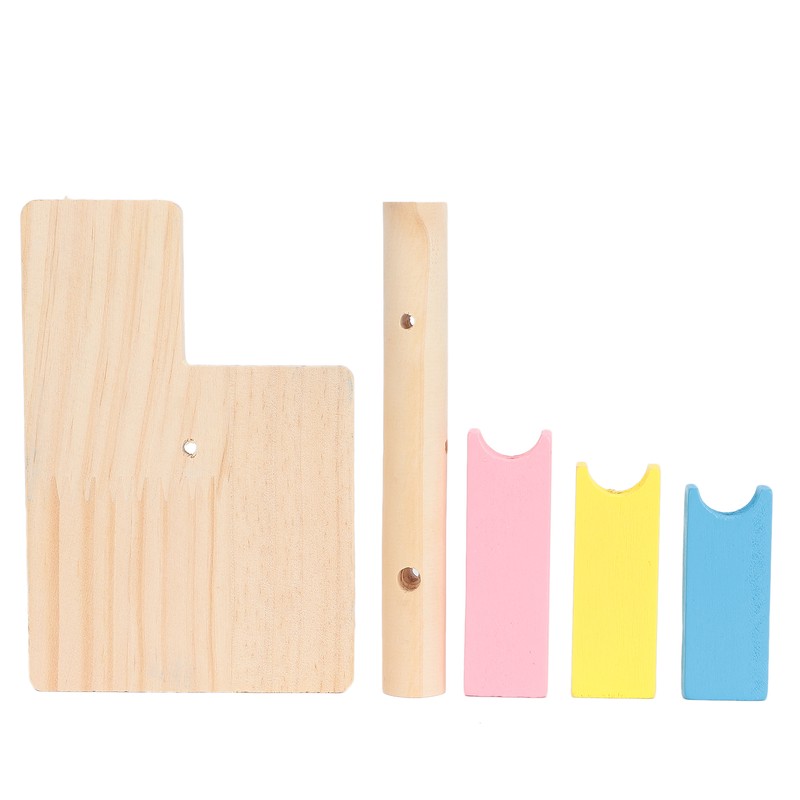 Hamster Loft Toy Wooden Durable Odorless Hamster House Climbing Ladders