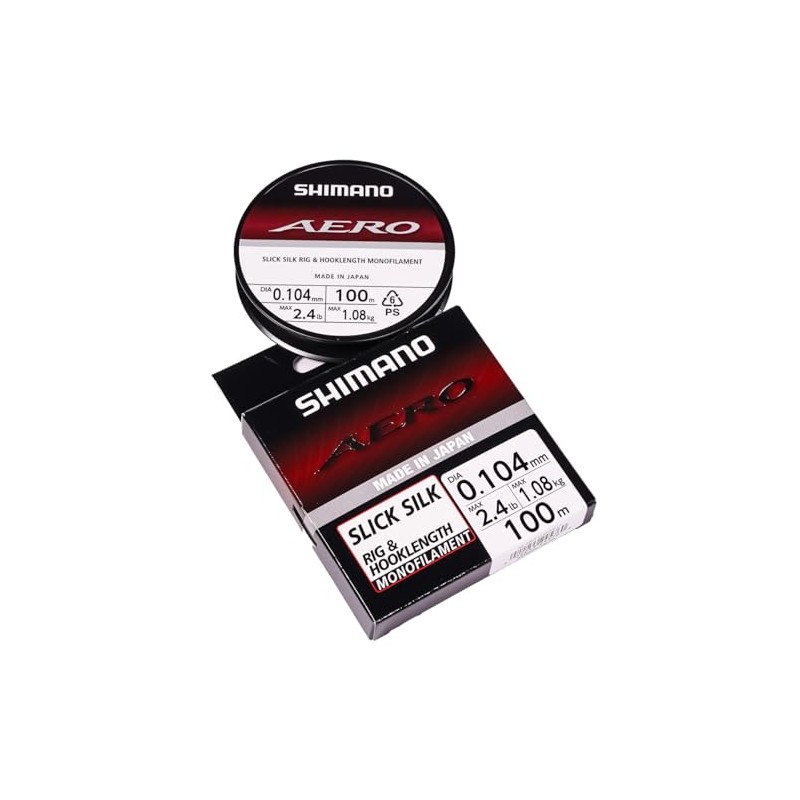 Shimano Fishing Aero Slick Silk Rig&hooklength 100 M Line 0.240