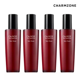 Chamzone 참존 디에이지 레드에디션 스킨토너 120ml 4개 Dr. Jart+ Dermaclar Clearing Solution Skin Toner 120ml 4ea Red Edition [Charmon D'Age Red Edition Skin Toner 120ml 4 pieces]